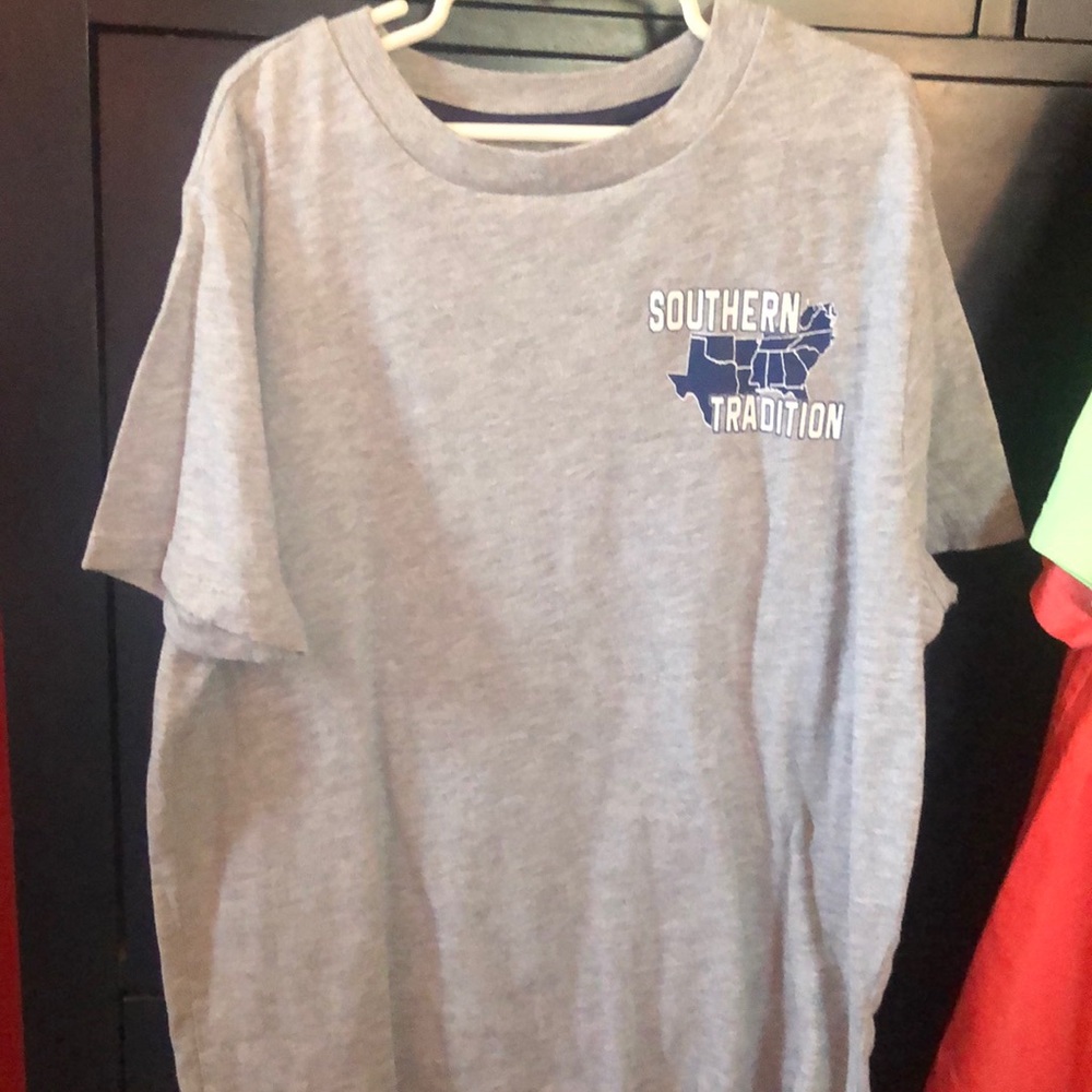 Boys j. Khaki “southern tradition” shirt